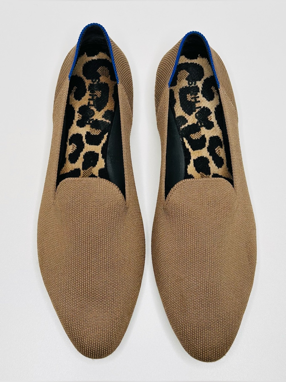Rothy's The Almond Loafer In Portobello Brown Tan Taupe Shoe Flat - Picture 6 of 16